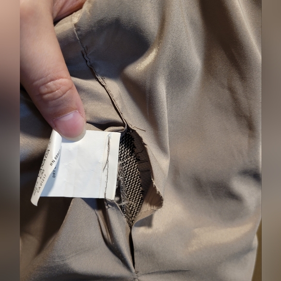 le chateau ladies suiting vest, grey-brown, US LG - Picture 8 of 13